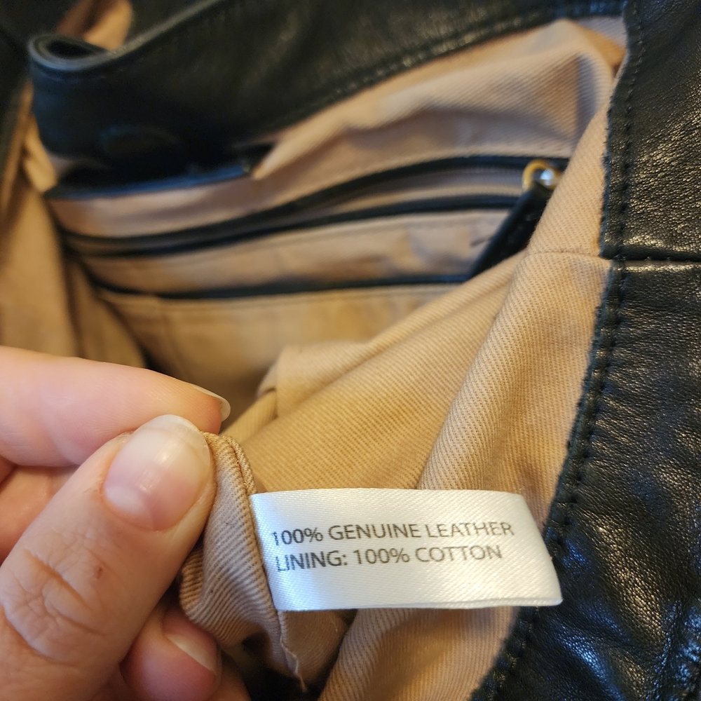 HOBO Black Genuine Leather Tote Bag - Picture 3 of 8